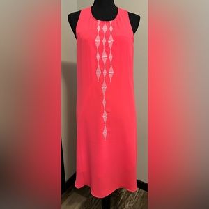 Sleeveless pink dress